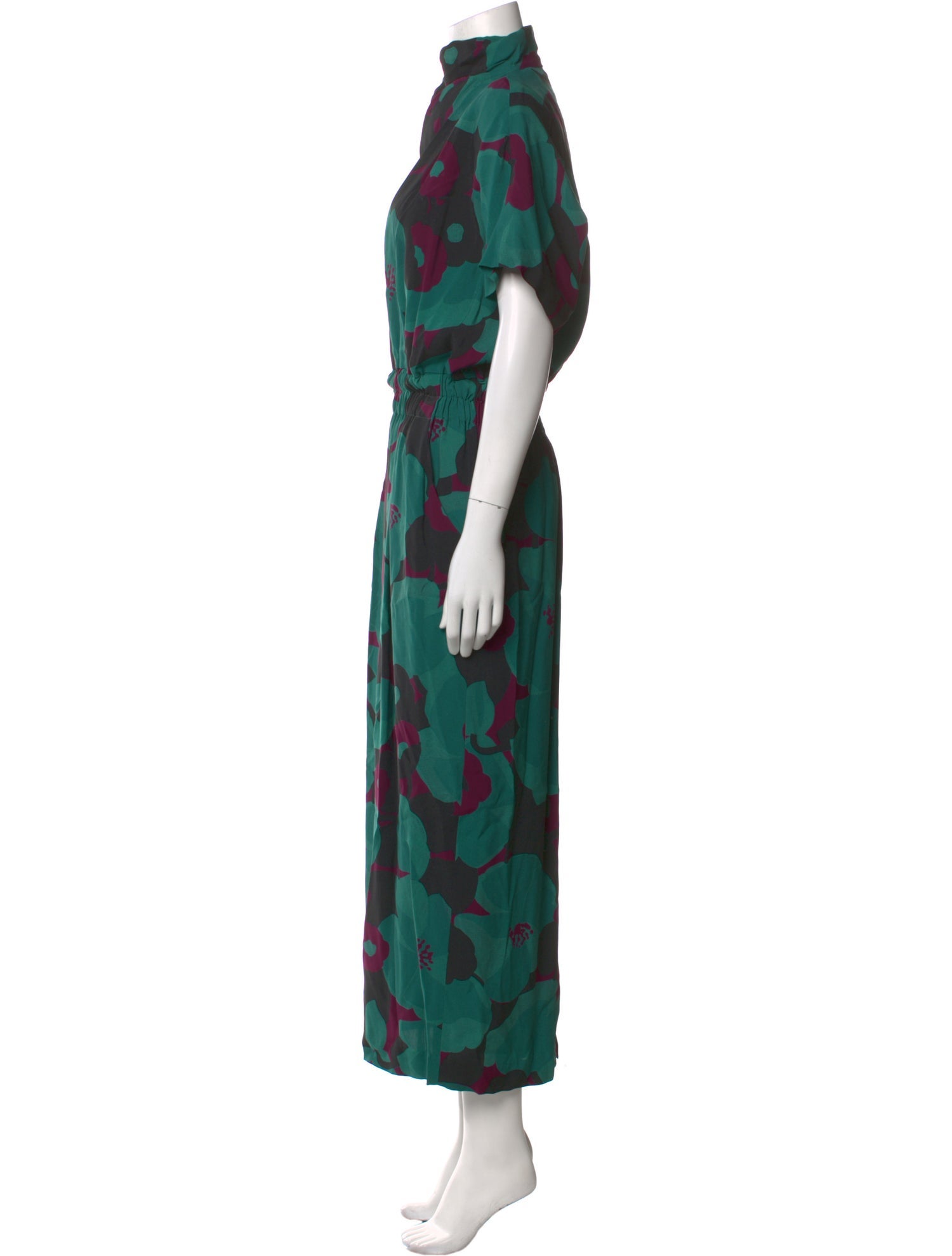 Dries Van Noten Floral Print Long Dress