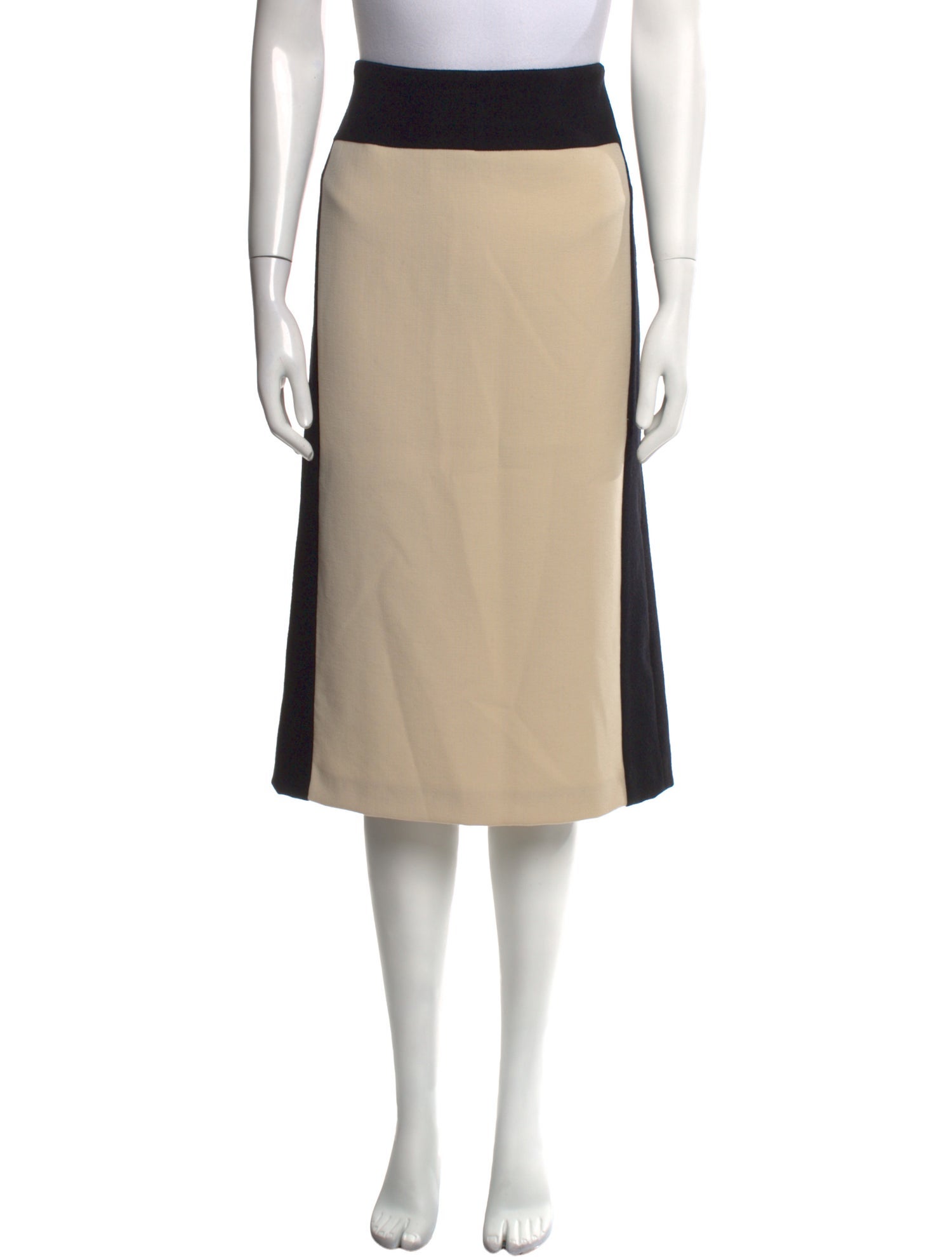 Dries Van Noten Wool Knee-Length Skirt