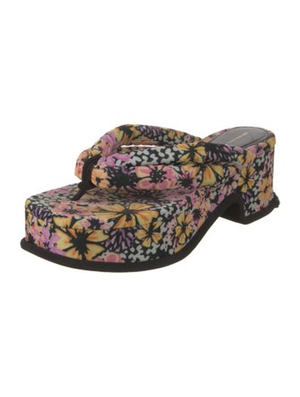Dries Van Noten Printed Slides