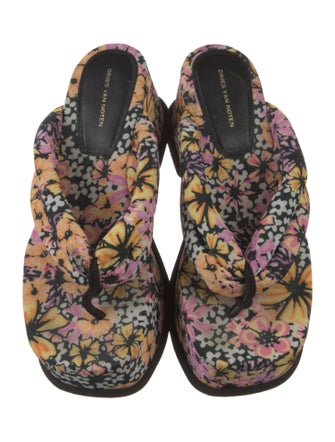Dries Van Noten Printed Slides