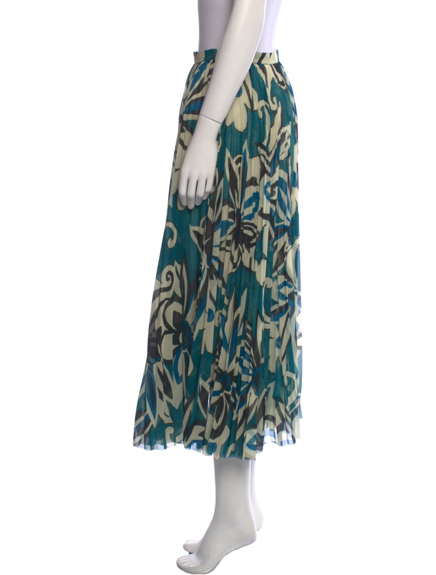 Dries Van Noten Printed Midi Length Skirt