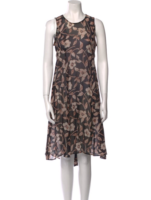 Dries Van Noten Silk Knee-Length Dress