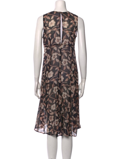 Dries Van Noten Silk Knee-Length Dress