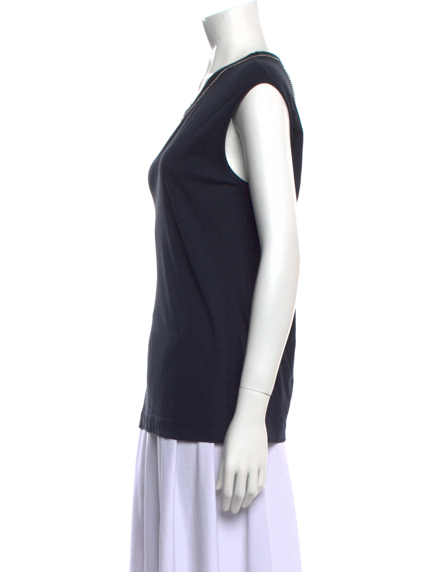 Dries Van Noten Scoop Neck Short Sleeve T-Shirt