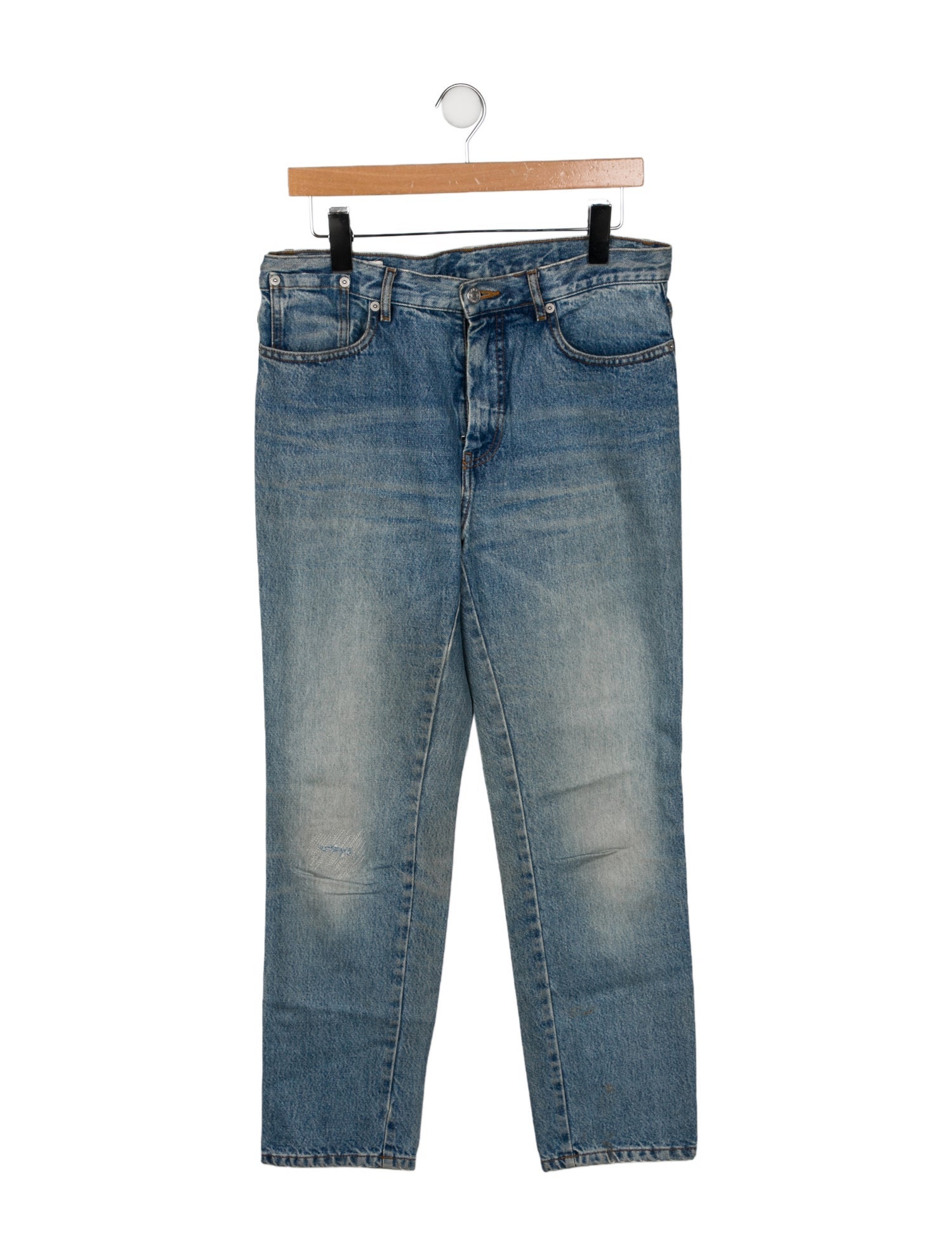 Dries Van Noten Mid-Rise Straight Leg Jeans