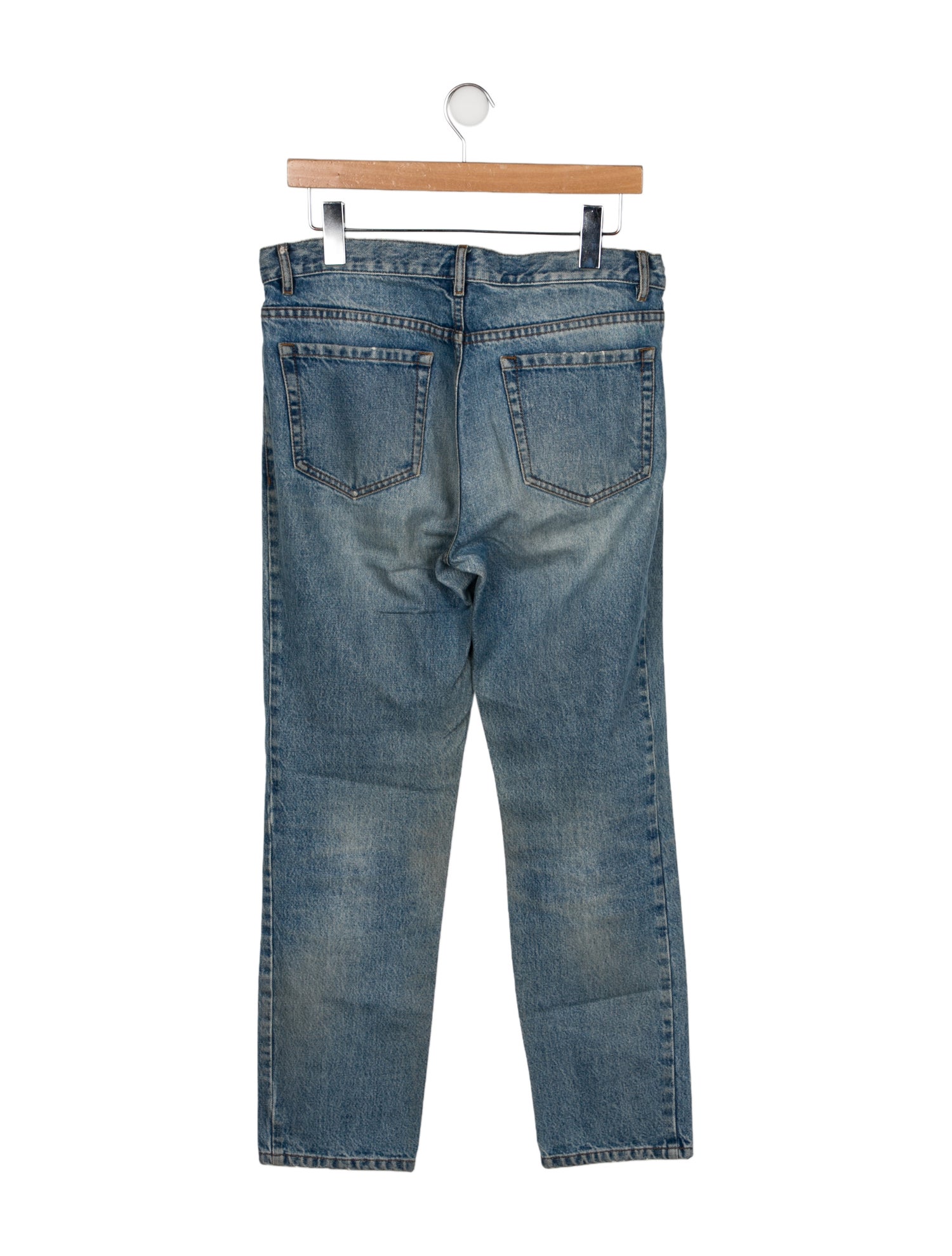 Dries Van Noten Mid-Rise Straight Leg Jeans