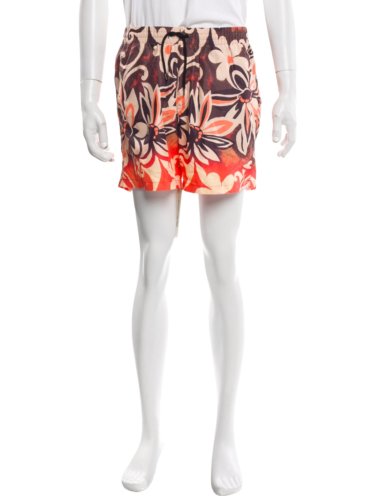 Dries Van Noten Floral Print Swim Trunks