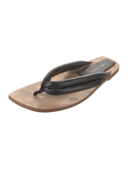 Dries Van Noten Leather Slides