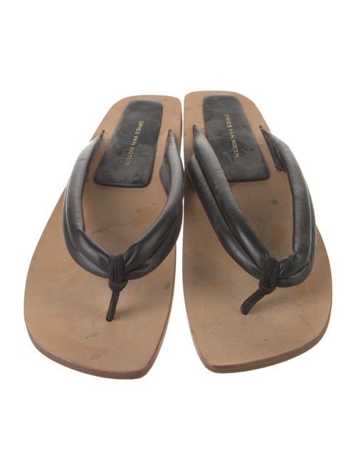 Dries Van Noten Leather Slides