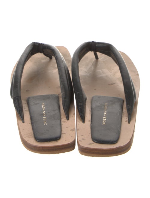 Dries Van Noten Leather Slides