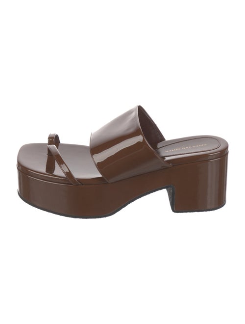 Dries Van Noten Patent Leather Slides