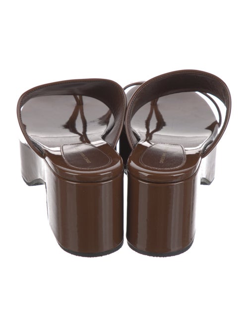 Dries Van Noten Patent Leather Slides