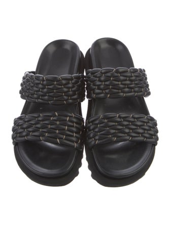 Dries Van Noten Leather Slides