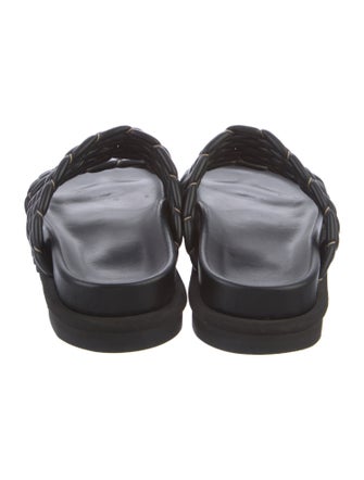 Dries Van Noten Leather Slides