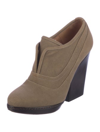 Dries Van Noten Canvas Lace-Up Boots