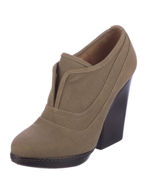 Dries Van Noten Canvas Lace-Up Boots