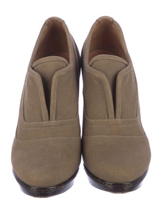 Dries Van Noten Canvas Lace-Up Boots