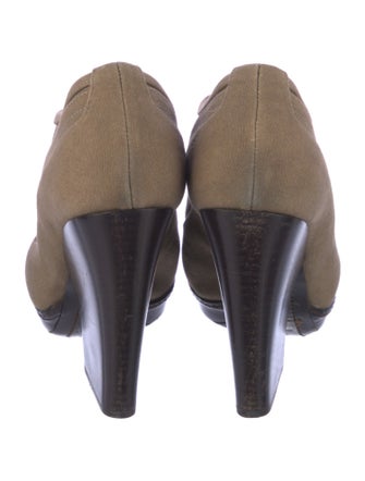 Dries Van Noten Canvas Lace-Up Boots