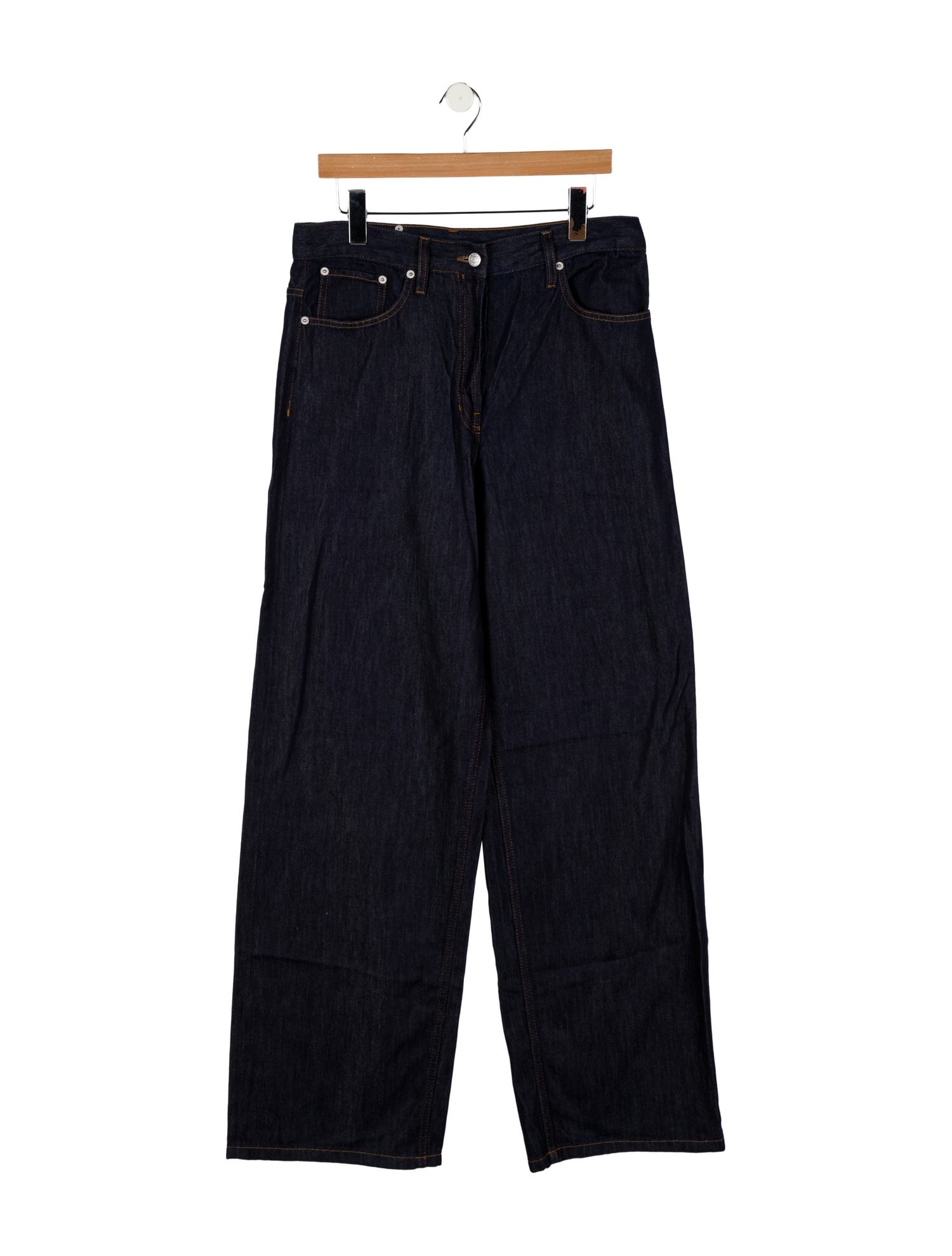 Dries Van Noten High-Rise Wide Leg Jeans w/ Tags