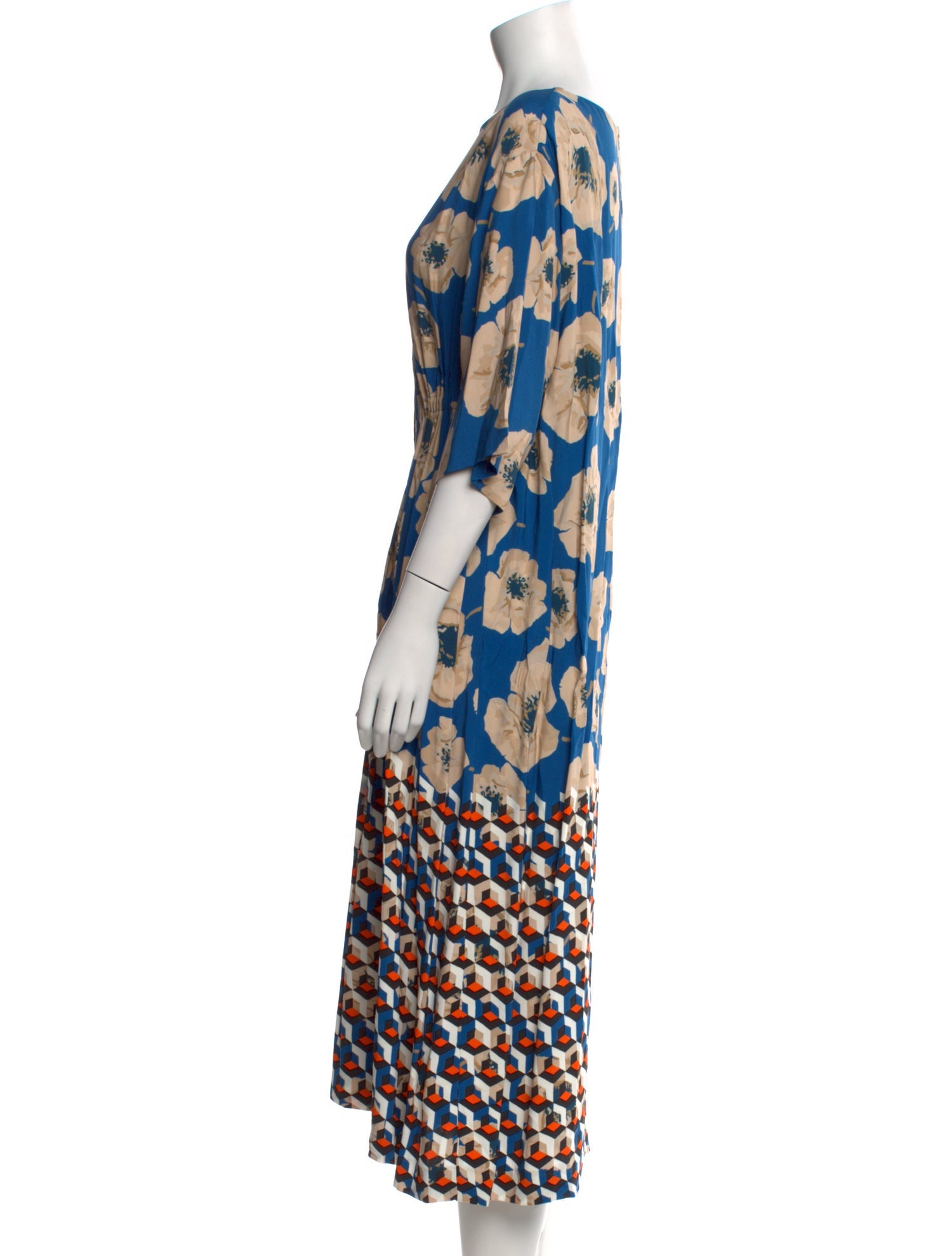 Dries Van Noten Printed Midi Length Dress