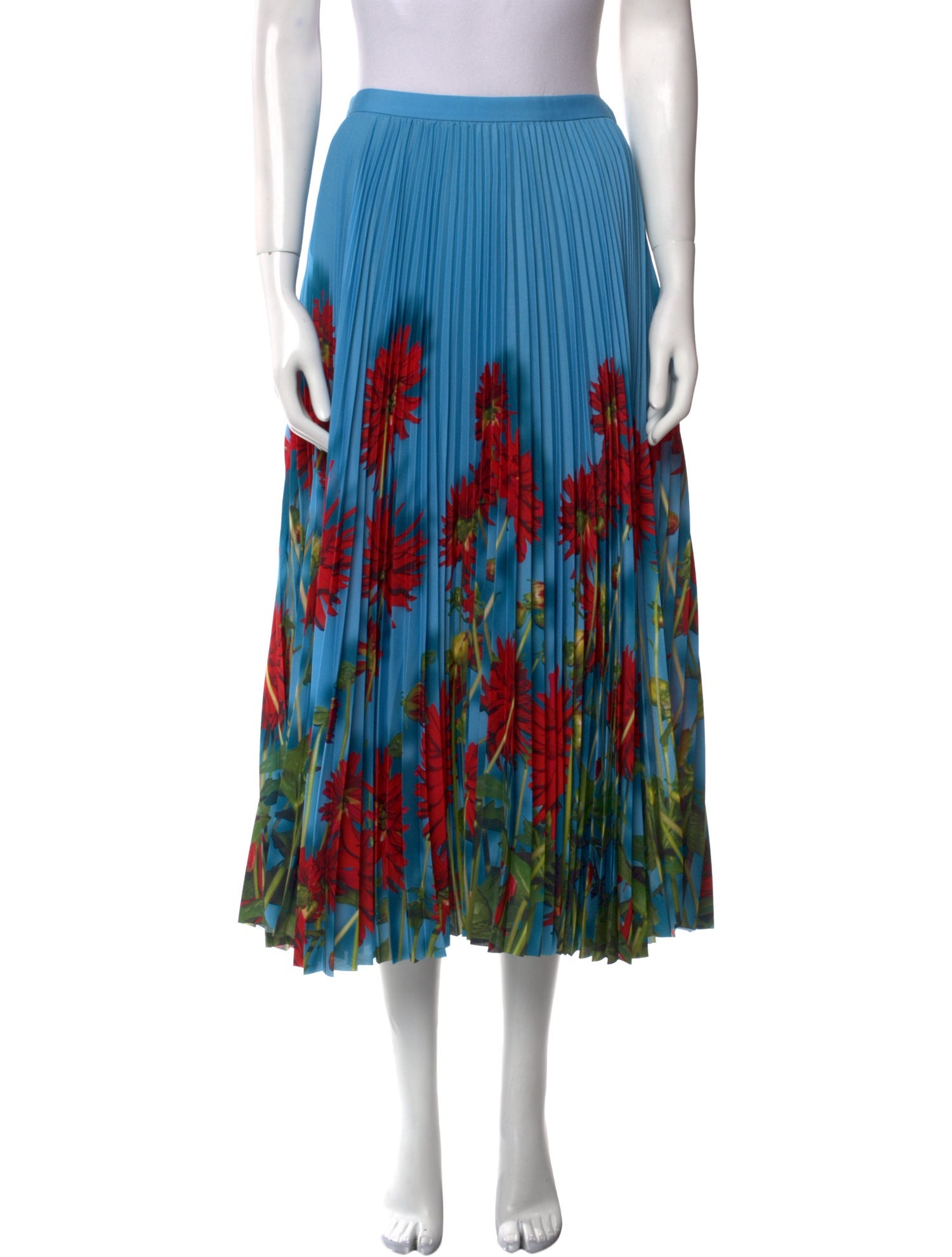 Dries Van Noten Printed Midi Length Skirt