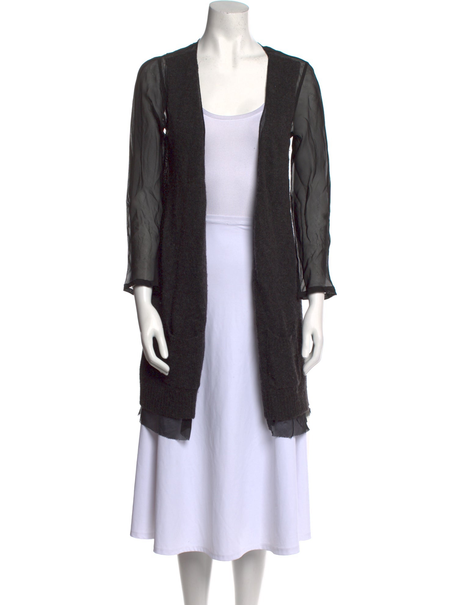 Dries Van Noten Cashmere Open Front Sweater