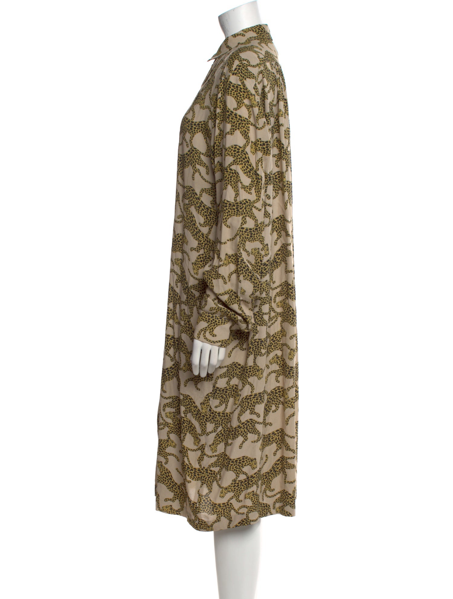 Dries Van Noten Printed Midi Length Dress