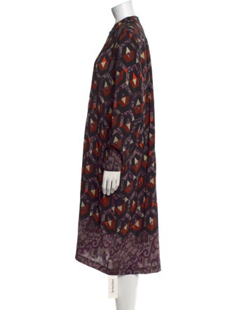 Dries Van Noten Silk Midi Length Dress