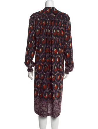 Dries Van Noten Silk Midi Length Dress