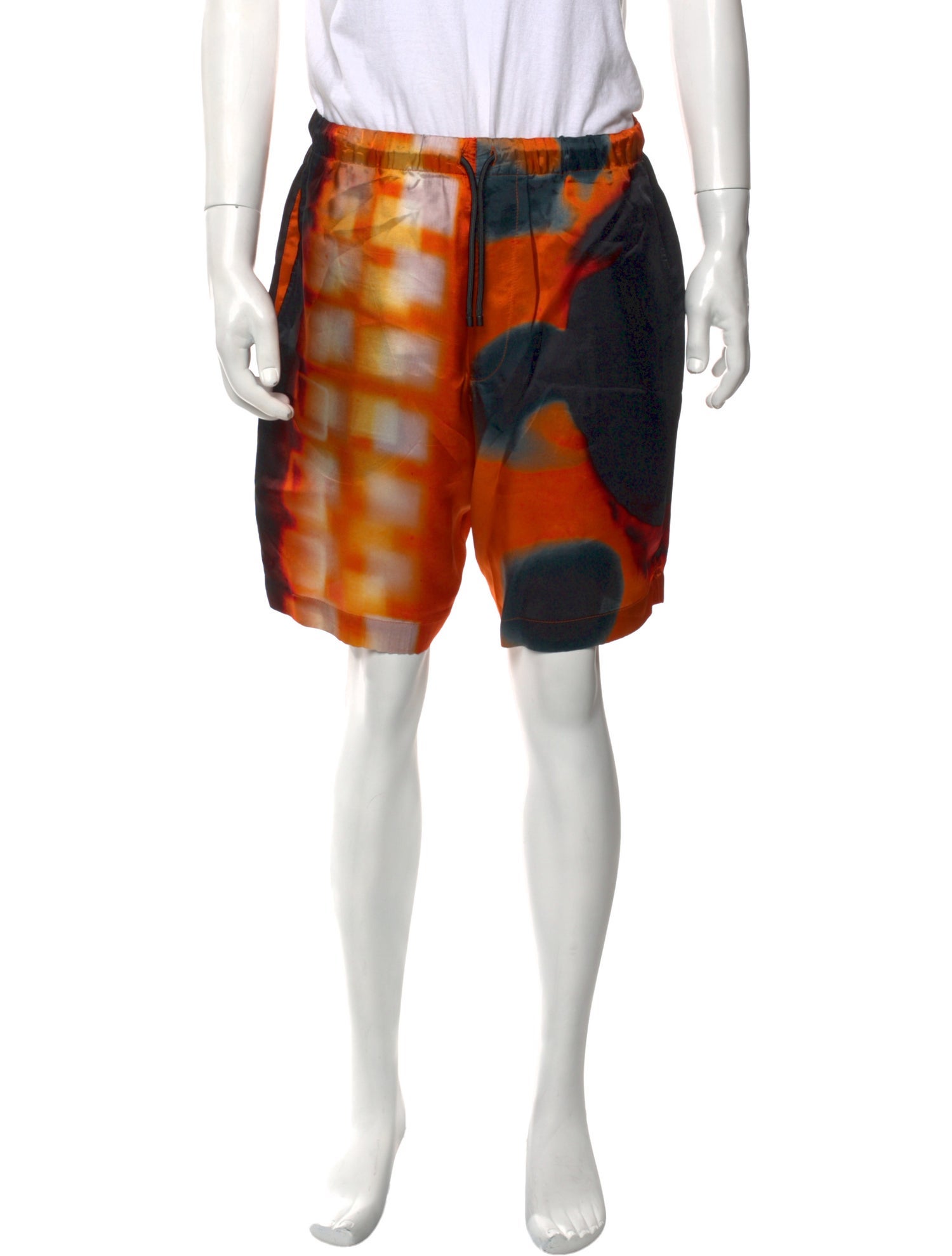 Dries Van Noten Graphic Print Jogger Shorts