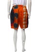 Dries Van Noten Graphic Print Jogger Shorts