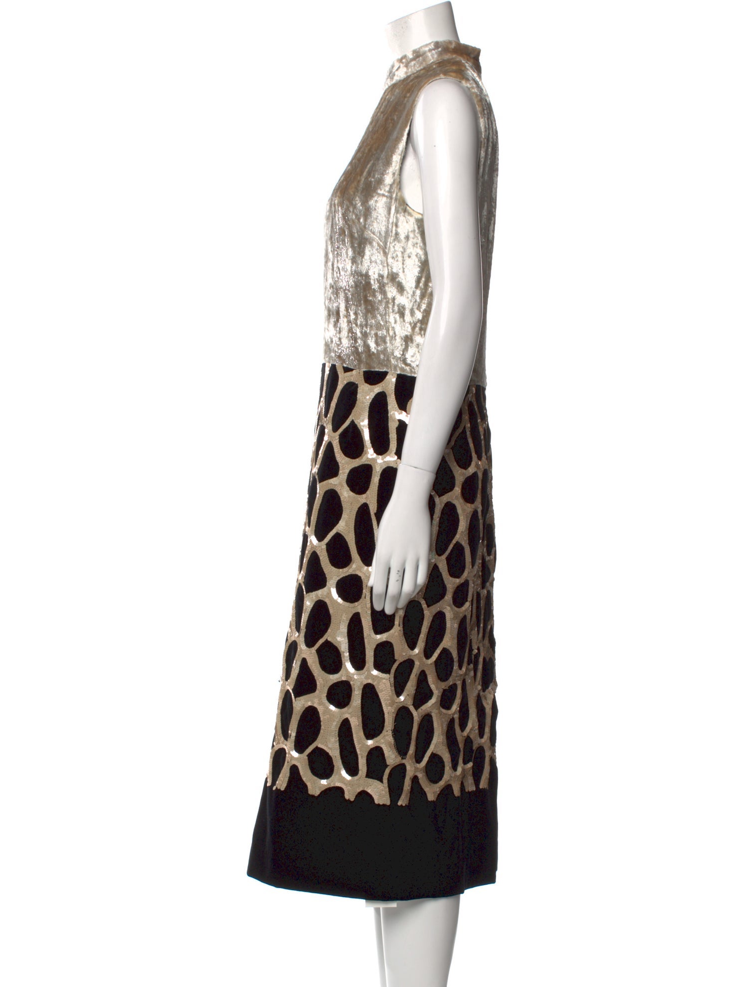 Dries Van Noten Printed Long Dress