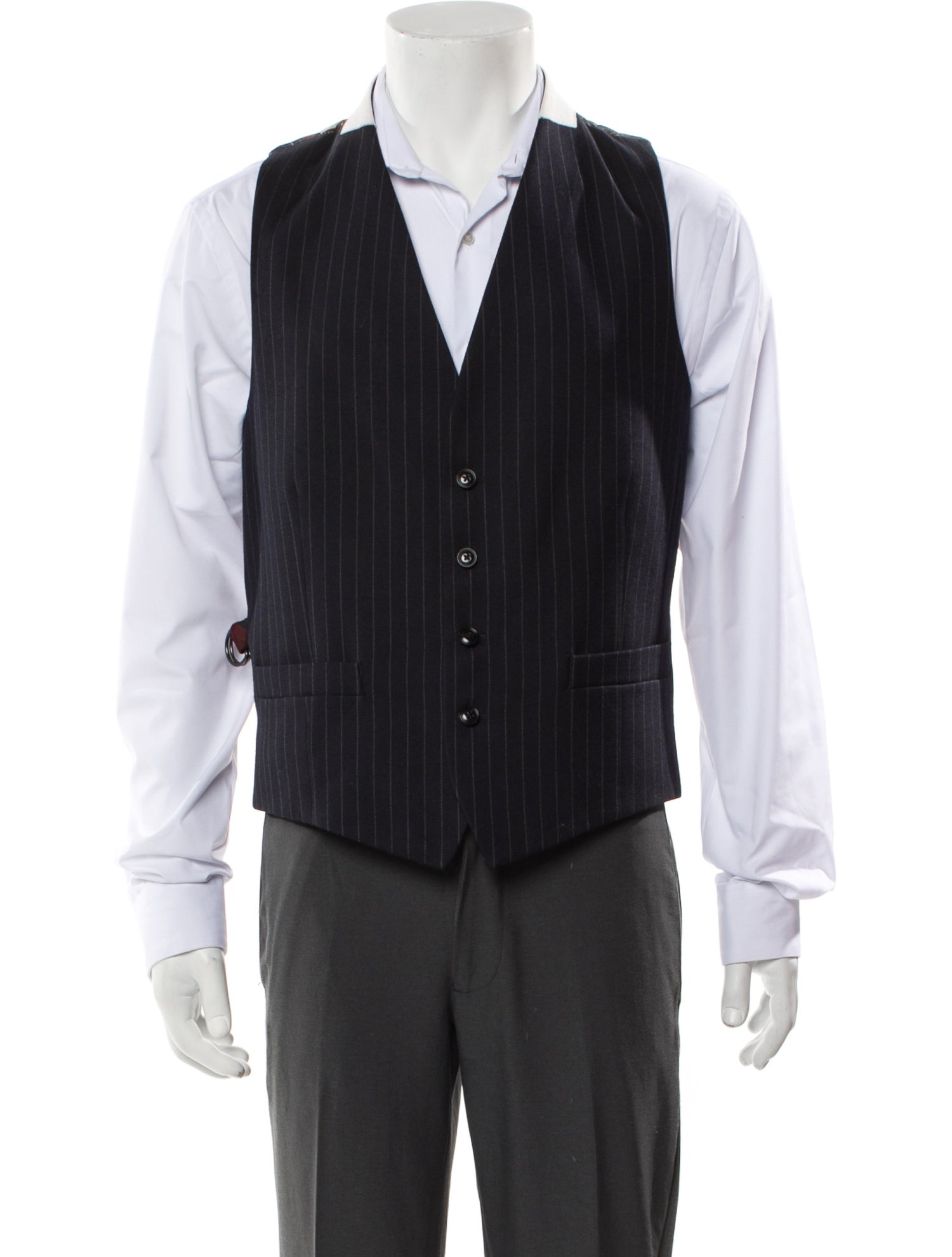 Dries Van Noten Wool Striped Vest