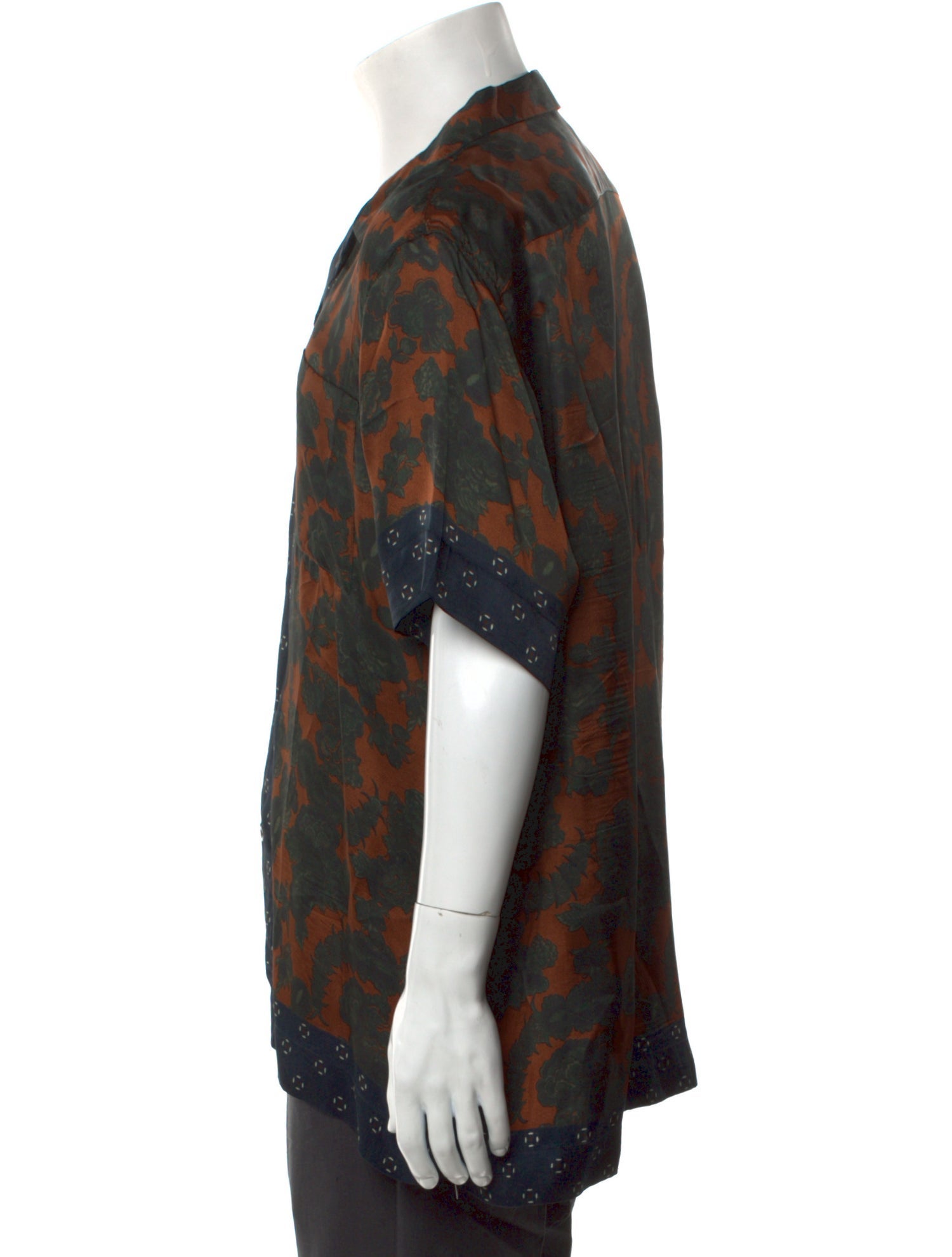 Dries Van Noten Graphic Print Short Sleeve Shirt