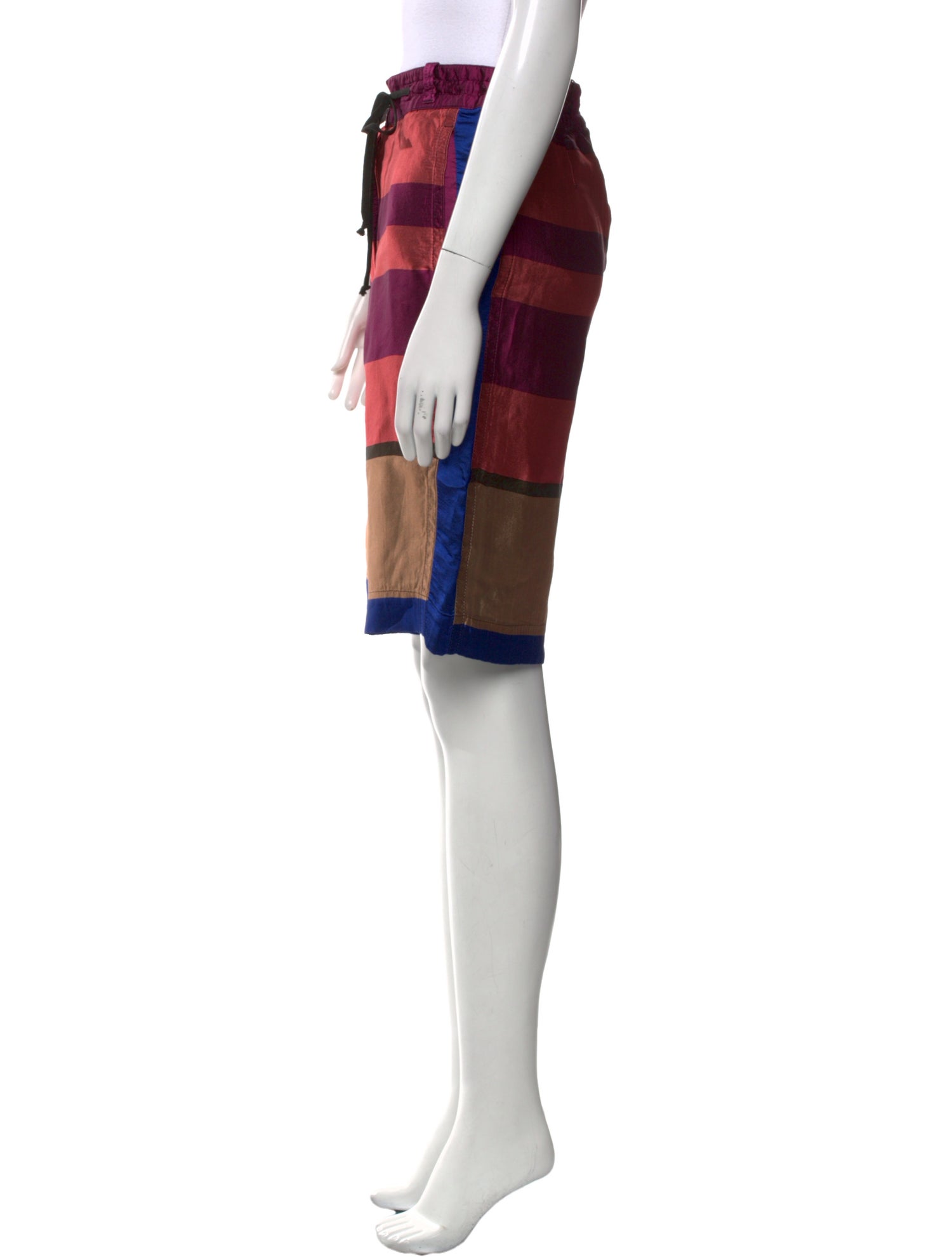 Dries Van Noten Striped Knee-Length Shorts