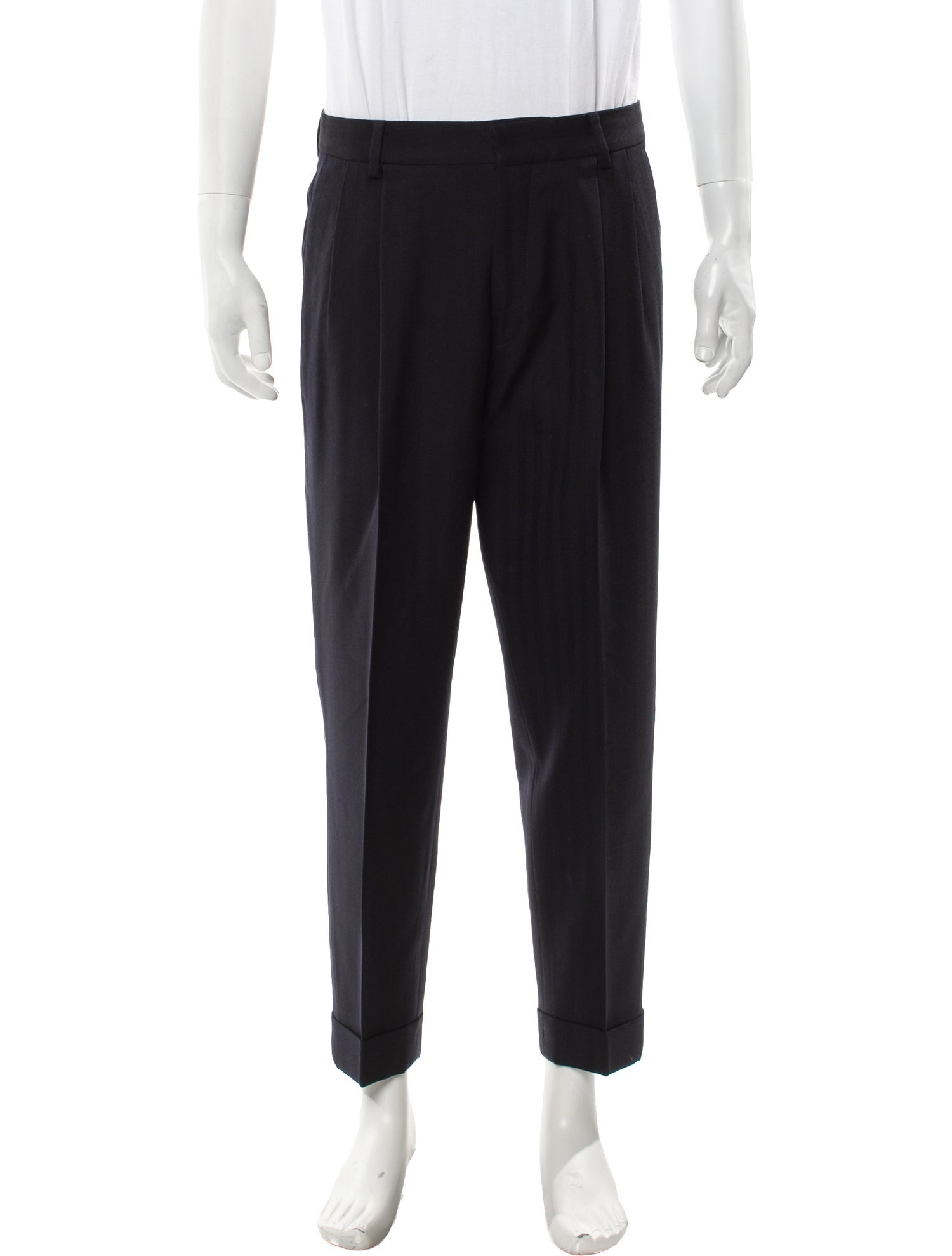 Dries Van Noten Wool Dress Pants