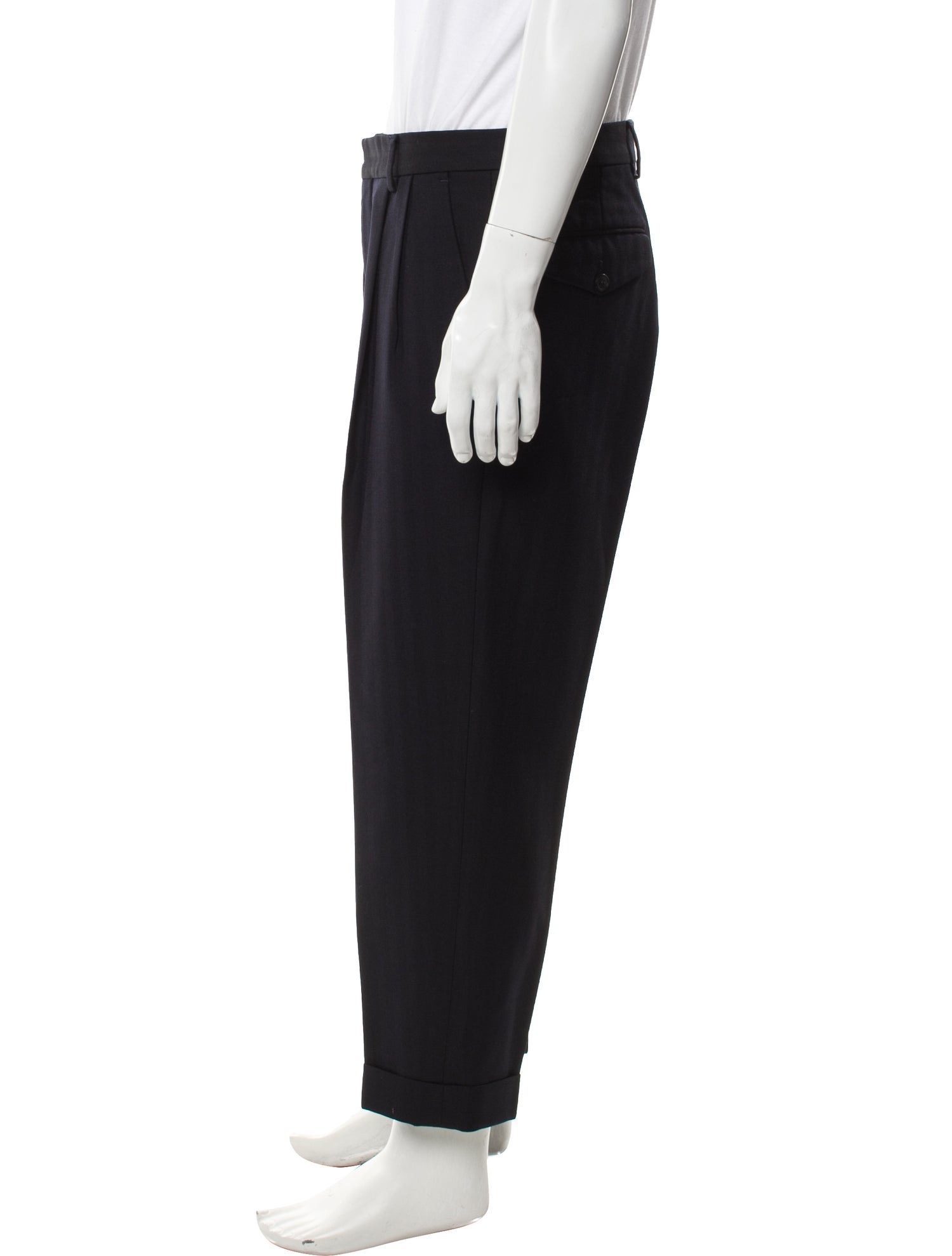 Dries Van Noten Wool Dress Pants