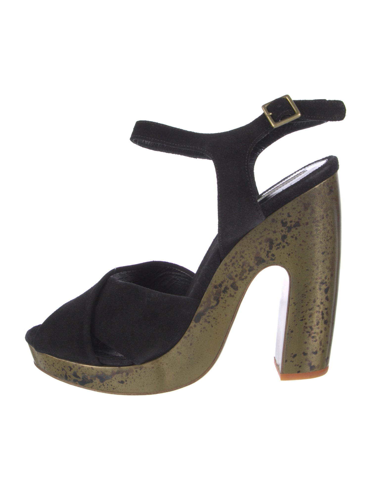 Dries Van Noten Suede Sandals