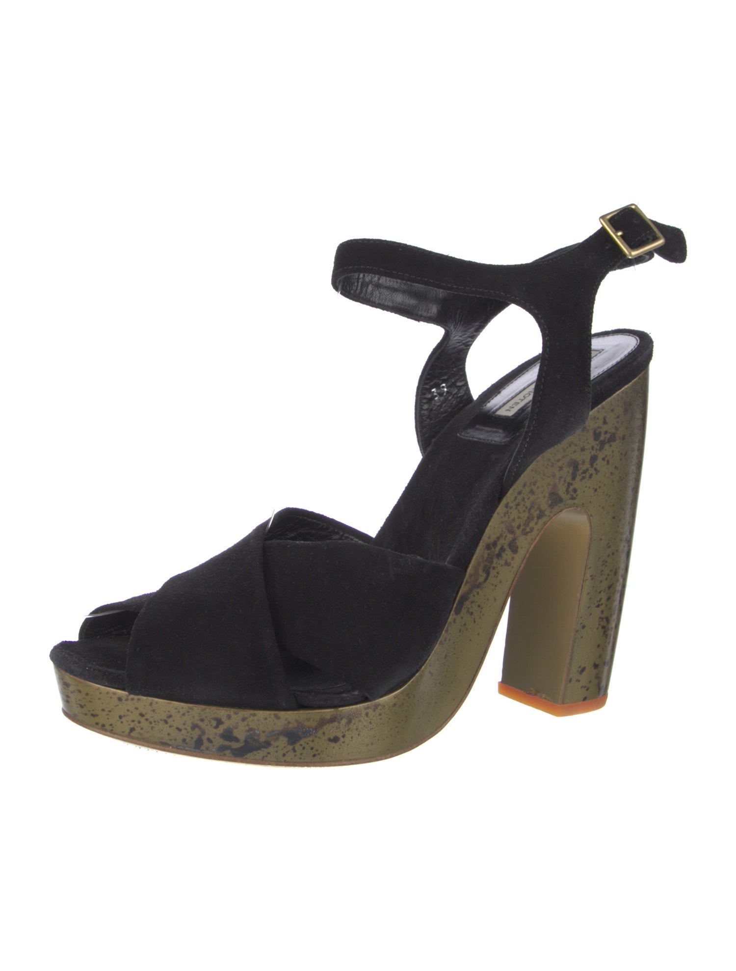 Dries Van Noten Suede Sandals