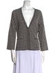 Dries Van Noten Wool Houndstooth Print Sweater