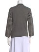 Dries Van Noten Wool Houndstooth Print Sweater