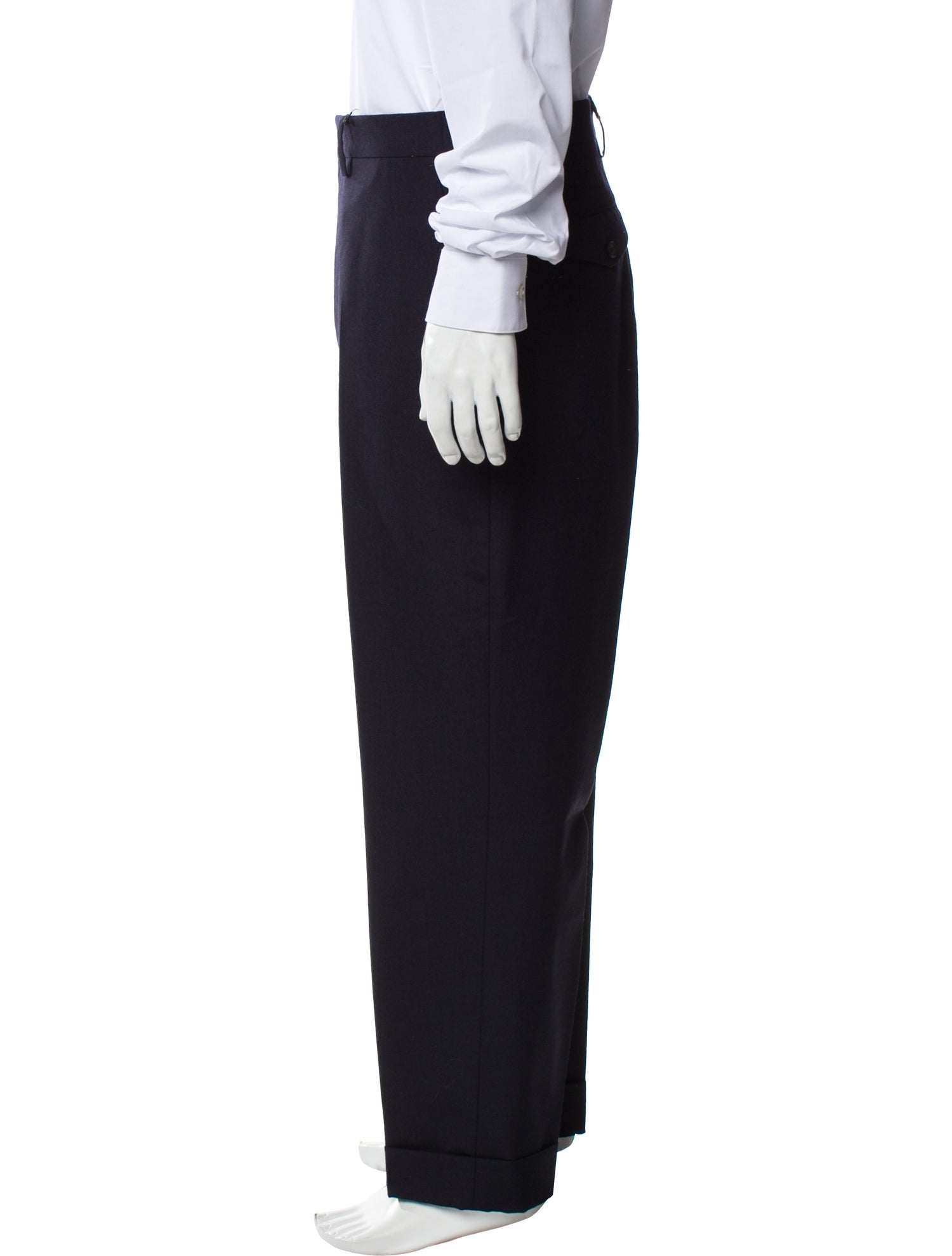 Dries Van Noten Wool Dress Pants