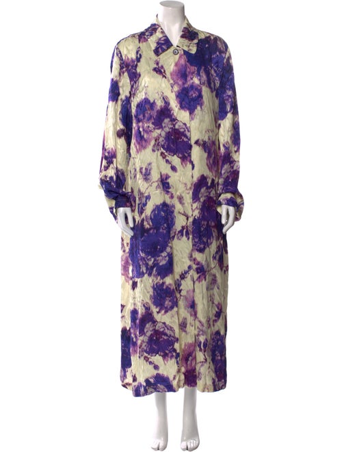 Dries Van Noten Floral Print Long Dress