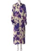 Dries Van Noten Floral Print Long Dress