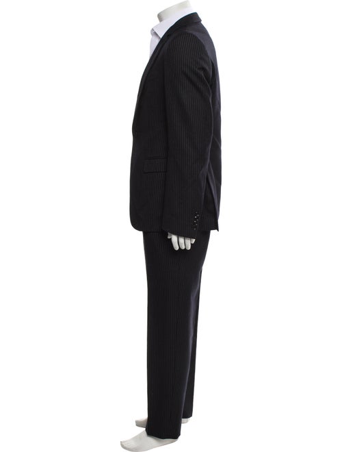 Dries Van Noten Wool Striped Two-Piece Suit