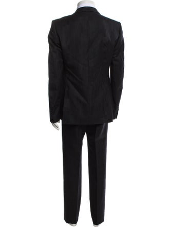 Dries Van Noten Wool Striped Two-Piece Suit