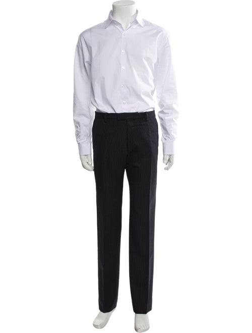 Dries Van Noten Wool Striped Two-Piece Suit