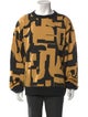 Dries Van Noten Printed Crew Neck Sweatshirt