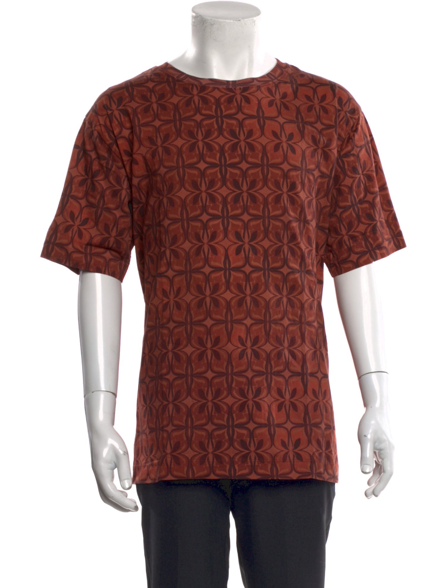 Dries Van Noten Animal Print Crew Neck T-Shirt