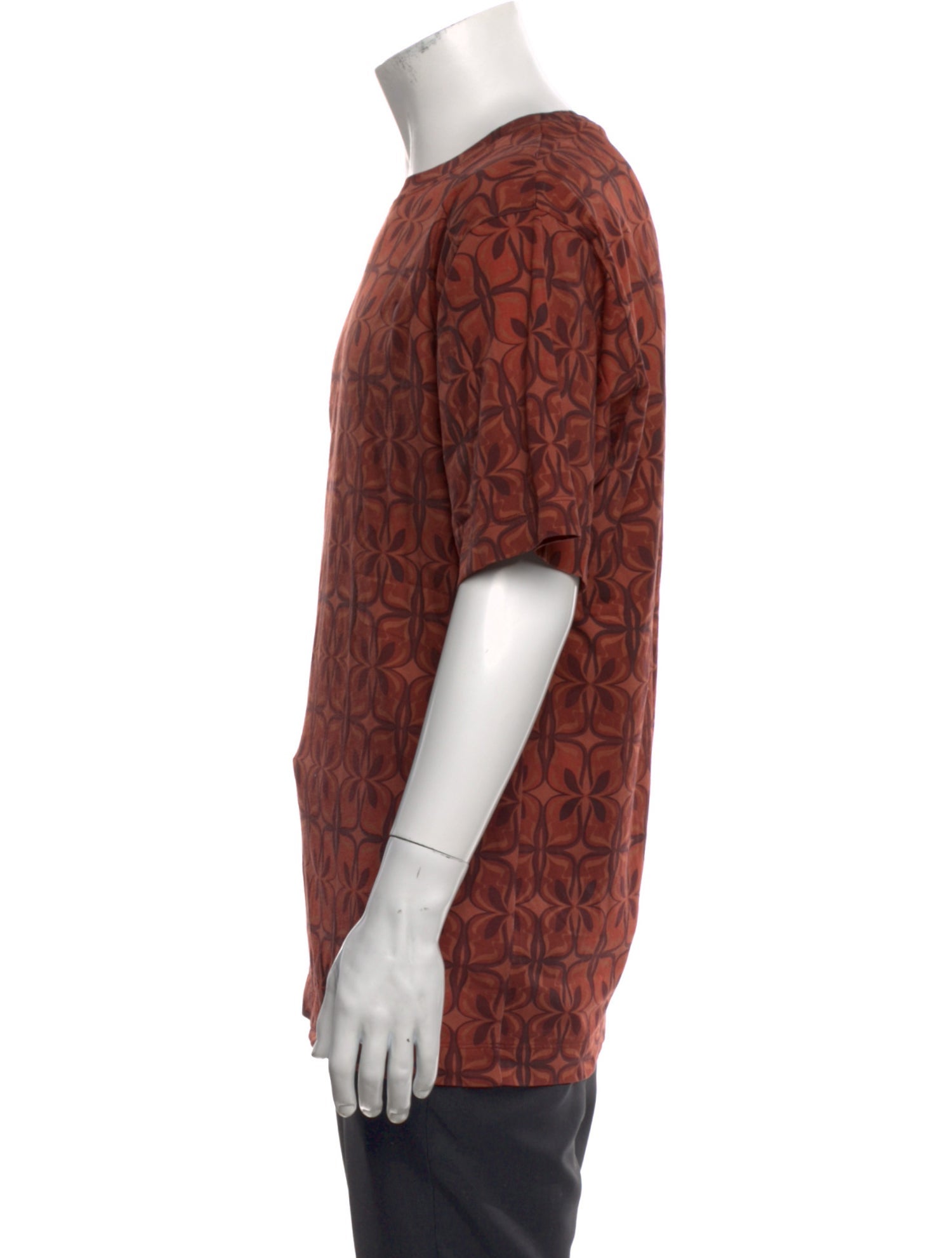 Dries Van Noten Animal Print Crew Neck T-Shirt